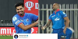 #hallabol | #royalsfamily stay connected with your team. Shreyas Iyer Trolled Shikhar Dhawan Royally On Instagram