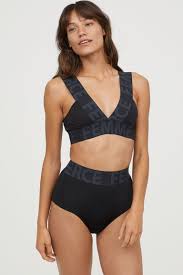 Bikini Alti High Waist Siyah Kadin H M Tr Bikini Kadin Moda Stilleri