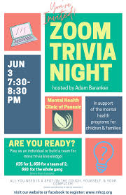 June trivia questions and answers are all about the sixth month of the year. Zoom Trivia Night June 3rd Mental Health Clinic Of Passaic