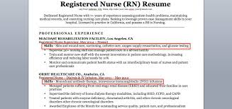 registered nurse (rn) resume sample