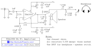Discovercircuits has 45,000+ free electronic circuits. Diy Tda2050 Hi Fi Chip Amplifier Chipamp
