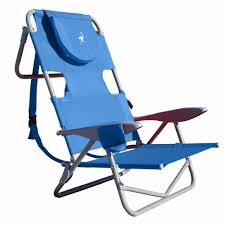 Ostrich On Your Back Patio Chair Oyb 1003b Blue The Home Depot Backpack Beach Chair Beach Chairs Camping Chairs