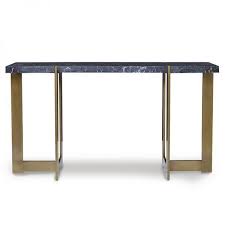 Peterson Console Polished Carrara Marble In 2020 Console Table Steel House Black Marble