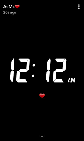 Alarm clock by typeface ? 12 12 Snapchat Asma Mujeer Digital Alarm Clock Alarm Clock Snapchat