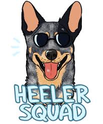 Black And White Blue Heeler Clipart Heeler Squad 2 Colors By Danyhund Blue Heeler Heeler Blue Heeler Dogs