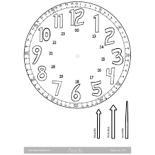 Horloge Coloriage Horloge Coloriage Colorier