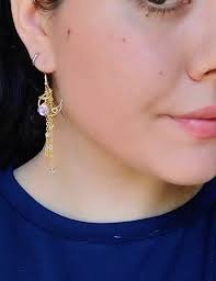 SOLD 🦋 Green 3 tiered 18k gold plated butterfly charm earrings bedazzled  with gems! (Hooks are not gold plated for those of you with metal  allergies**) $135 +shipping Comment “SOLD” to claim! **