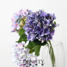 密度家居简约淡紫色长枝绣球花惊爆餐桌摆放花卉绢花仿真花假花 floral wreath glass vase floral