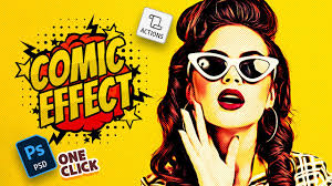 Comic Book Cartoon Style Effect in Photoshop (FREE DOWNLOAD)