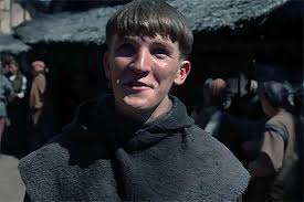 professional hater — ewan mitchell as osferth the baby monk in the last...