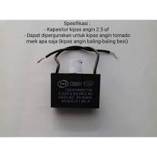 Masalah yang dihadapi adalah kipas perlahan. Kapasitor Capasitor Spare Part Suku Cadang Kipas Angin Tornado Regenci Regency Baling Baling Besi Shopee Indonesia