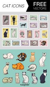 Download Free Vectors Of Cat Icons At Rawpixel Com Cat Icon Free Cats Cat Paw Drawing