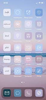 175 Beach Pastel Aesthetic Iphone Ios14 App Icons 175 App Icons In 2021 App Icon Iphone App Layout Iphone Wallpaper App