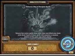hearthstone tavern brawl valeera s bag of burgled spells brawl hearthstone spelling