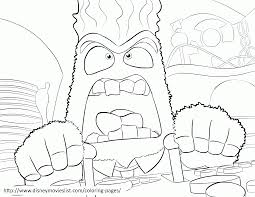 Joy, sadness, anger, disgust and fear coloring pages for kids. Inside Out Coloring Pages Coloring Home