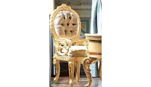 Design tree home empire dining chair in brown leather. 1 Empire Style Dining Chair From Our Exclusive Empire Collection