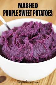 Mashed Purple Sweet Potatoes Recipe Sweet Potato Recipes Healthy Sweet Potato Recipes Purple Sweet Potatoes