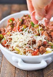Quick And Easy Amish Hamburger Casserole Recipe Beef Recipes Easy Dinners Easy Dinner Recipes Meat Dinners