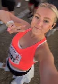 Yay I finished AND with a new PR!!! Do a hard thing! YOU CAN!!! #running  #halfmarathon #fyp