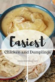 Easiest Chicken And Dumplings My Creepy Weekend Recipe Biscuit Chicken And Dumplings Recipes Easy Chicken Dumpling Recipes
