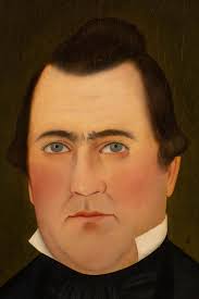 Sold at Auction: John James Trumbull Arnold, JOHN JAMES TRUMBULL ARNOLD  (PENNSYLVANIA, MARYLAND, VIRGINIA, 1812-1865), ATTRIBUTED, FOLK ART  PORTRAIT OF A MAN