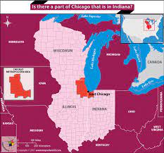 The response herein is not legal advice and does not create an attorney/client relationship. Is There A Part Of Chicago That Is In Indiana Answers