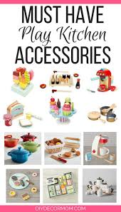 If the space you are planning on putting a play kitchen is small, then this may be there is no play food in this accessory pack, so this would have to be purchased separately. The Cutest Wooden Play Food Perfect For Play Kitchens Love These Wooden Play Kitchen Access Kids Play Kitchen Play Kitchen Accessories Toy Kitchen Accessories