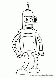 Printable colouring book for kids 16. Futurama Coloring Pages Bestofcoloring Com Coloring Home