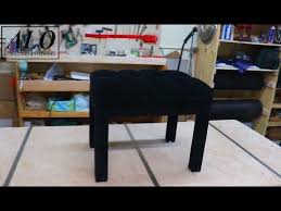 How To Upholster A Bench With Buttons Alo Upholstery Youtube Upholstery Upholster Furniture