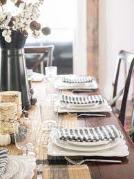 Last Minute Table Setting For A Fall Dinner Party Sanctuary Home Decor Dinner Party Table Settings Dinner Table Setting Dinner Party Table