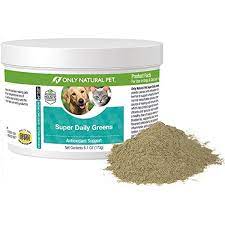Only Natural Pet Super Daily Greens Pet Superfood Daily Dog Cat Supplement Antioxidant Support 6 Oz Powder You Could Get Natural Pet Pets Food Animals
