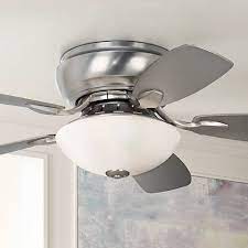Small ceiling fans provide plenty of airflows while avoiding the problems of noise and safety caused by using large ceiling fans in small rooms. 44 Casa Habitat Brushed Nickel Hugger Ceiling Fan 00819 Lamps Plus Hugger Ceiling Fan Ceiling Fan Ceiling Fan Design