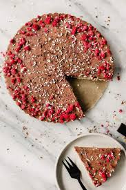 No Bake Vegan Bounty Mousse Tart My Berry Forest Recipe Healthy Sweets Recipes Coconut Milk Chocolate Vegan Tarts