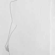 Woman Standing Frederic Forest Minimalist Drawing Line Art Doodle Drawings