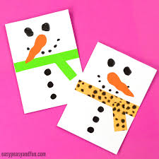 Fall/winter is a great time for making greeting cards with kids as there are several festivals and occasions where greeting cards are a perfect gift. 25 Simple Christmas Cards Kids Can Make The Joy Of Sharing