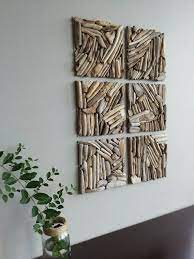36 Creative Diy Driftwood Decor Ideas 25 Diy Wood Woodproject Crafts Homedecor Designirulz Com Wood Wall Tiles Wooden Wall Decor Driftwood Wall Art