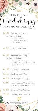 5 Samples Of Your Wedding Ceremony Order Of Events Order Of Wedding Ceremony Wedding Infographic Wedding Order Of Events
