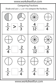 Comparing Fractions Worksheets 3rd Grade Math School 2nd Grade Math Worksheets Math Fractions Worksheets Fractions Worksheets