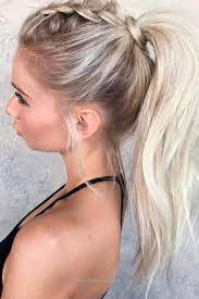 Look Over This These Ponytail Hairstyles Will Be Of Great Help As They Are Extremely Practical And Still Look Cute Hair Styles Long Hair Styles Sporty Ponytail