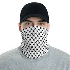 Face Mask Mockup 8 In 2020 Neck Gaiter Scarf Headband Skull Face Mask