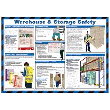 According to the occupational safety and health administration (osha), the fatal injury rate for the warehousing industry is higher than the national. Warehouse Storage Safety Poster