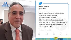 AméricaNoticias #Honduras Moisés Ulloa, Director General del despacho del  Designado Salvador Nasralla, sale al paso tras enterarse que una facción  interpuso acción de nulidad ante el CNE de la Asamblea en la