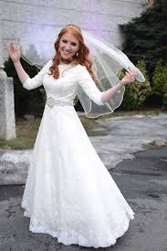 Custom Wedding Dress From Bridal Secrets Kallah Tznius Modest Wedding Dresses Modest Wedding Dresses Modest Wedding Dresses Lds