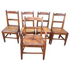 Check spelling or type a new query. Charming Set Of Farmhouse Rustic Honey Colored Pine Dining Chairs At 1stdibs
