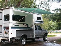 Truck Campers Stretch S Awning On The Cheap Camper Awnings Truck Camper Trailer Awning