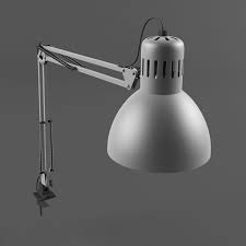 Desk lamps can help you focus on your tasks more efficiently, productively and comfortably. Work Lamp Tertial Ikea 3d Model 9 Max Free3d