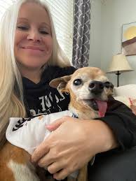 I feel like a very lucky person!! I adopted my dog Fern (fka Morganna) 6  years ago in the beginning of April for my birthday and then this year I  felt like