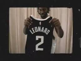 Kawhi leonard los angeles clippers nike city edition swingman jersey size l 48. Kawhi Leonard S Incredible Reaction To The New Clippers City Edition Jersey Fadeaway World