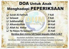 Doa untuk kedua ibu bapa. Kata Semangat Untuk Anak Menghadapi Peperiksaan Cikimm Com