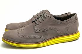 COLE HAAN C10226 LUNARGRAND WING TIP ルナグランド  コールハーン 牛革 ウイングチップ グレー 灰色  カジュアルシューズ メンズ | BRANDING